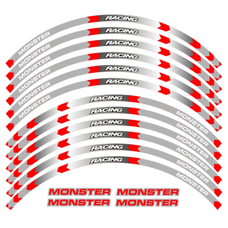 Наклейки на обод мотоцикла светоотражающая лента для DUCATI MONSTER S2R 800 M400 M600 M620 M750/M750IE