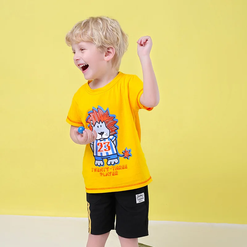Kids Clothing Sets Summer Baby Boy Clothes 1-5 Years Cotton T Shirts Shorts O-neck Sport Suits High Quality Sports Tees Tops |