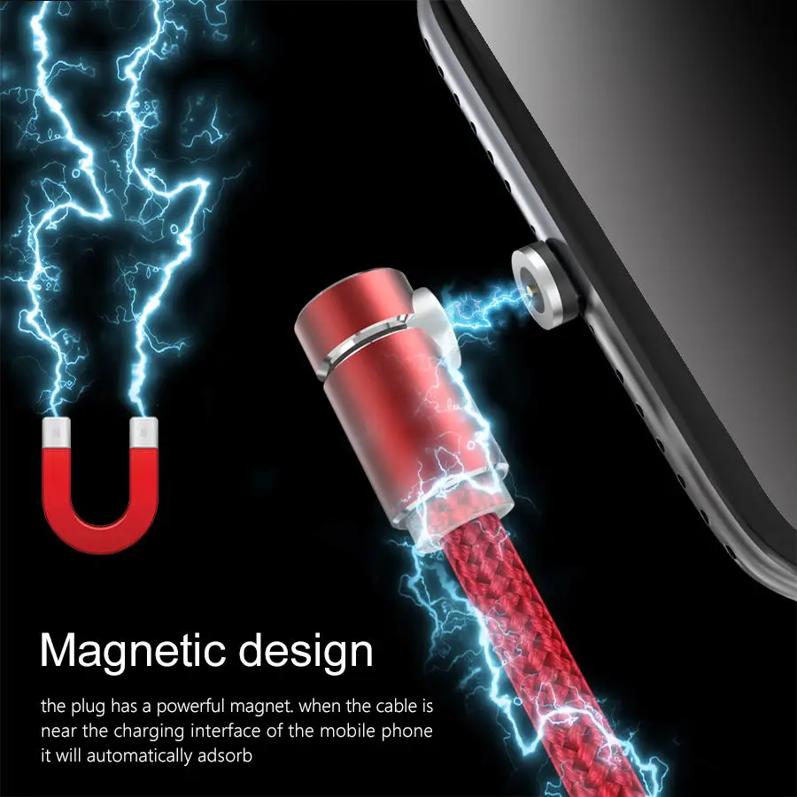 CBAOOO 1 м 2 м микро USB кабель Магнитный кабель для iphone Быстрая зарядка usb type C Android мобильный телефон Быстрая зарядка Магнитный шнур