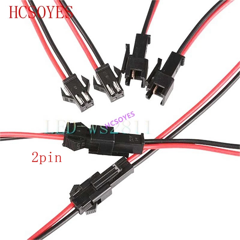 5 пар 2pin 3pin 4pin 5pin 6pin JST светодиодные разъемы мужского и женского разъем для 3528 5050 WS2811 WS2812 Светодиодные ленты света