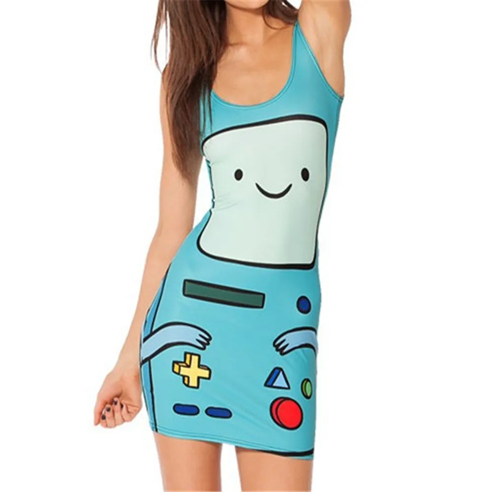 Модные платья для женщин s цифровая печать BMO платье Женский молочный стильный