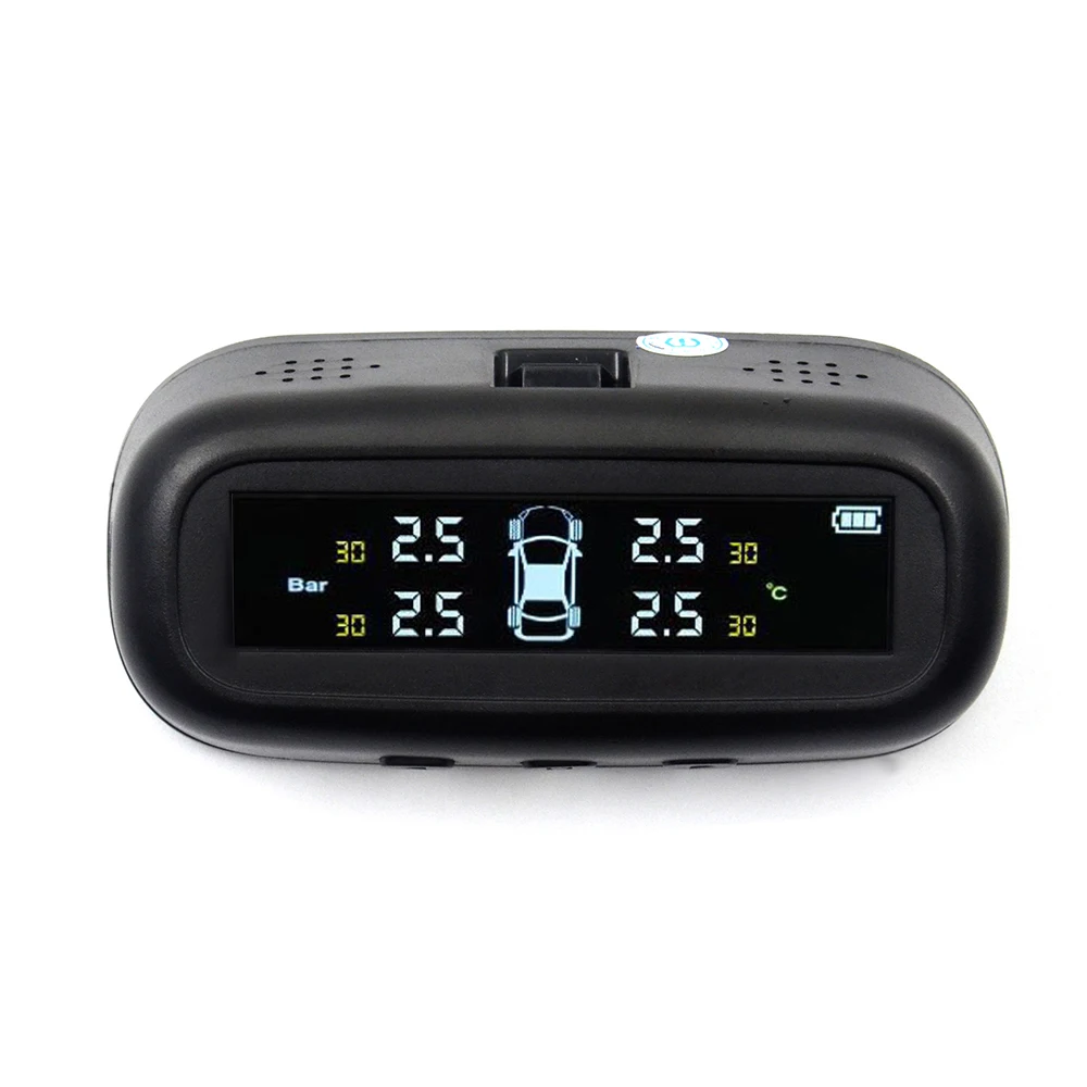 Автомобильная система контроля давления в шинах TPMS зарядка на солнечной энергии