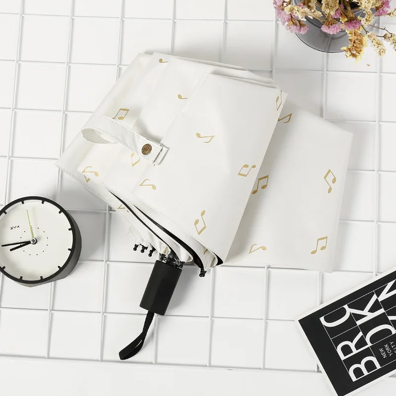 Креативный зонт для Note женщин и мужчин солнцезащитный антиуф трехскладной