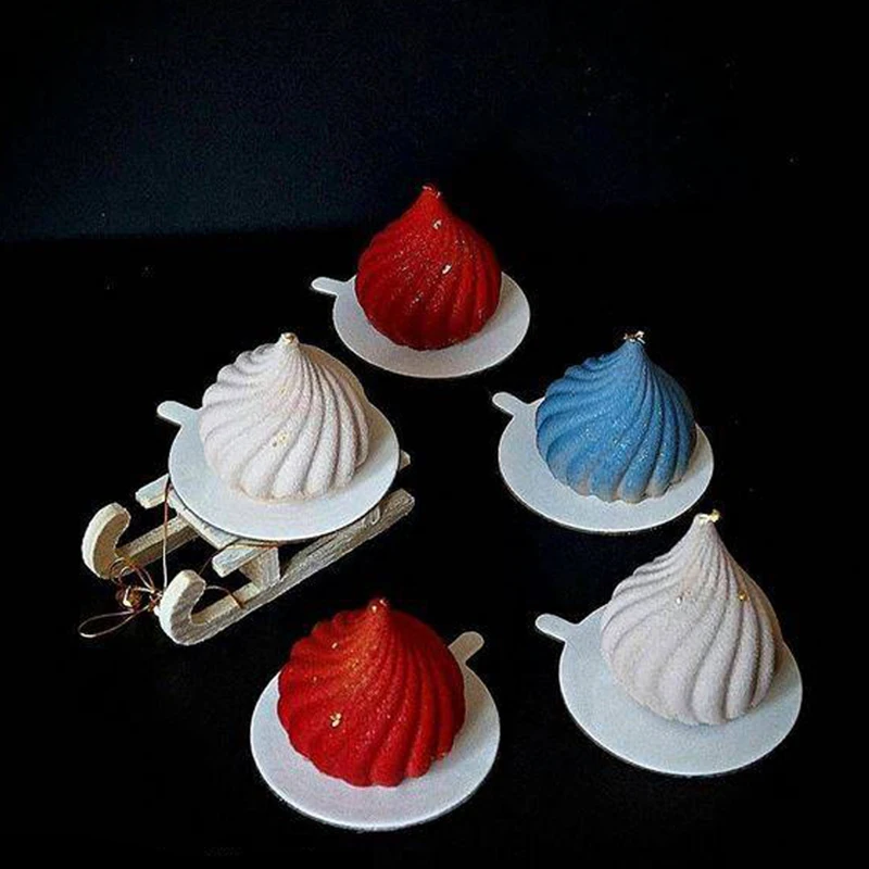 FILBAKE 1 шт. пять отверстий в форме пламенного купола прямоугольник DIY силиконовая