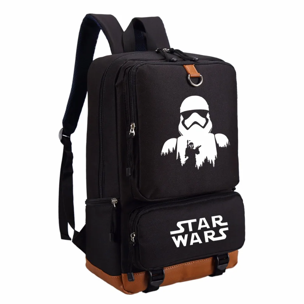 WISHOT Darth vader Star Wars backpack casual teenagers Men women's Student School Bags travel Laptop | Багаж и сумки