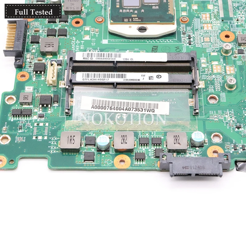 NOKOTION dbl6dmb8f0 A000076400 материнская плата для ноутбука toshiba Satellite L655 HD5650 HM55 DDR3 |