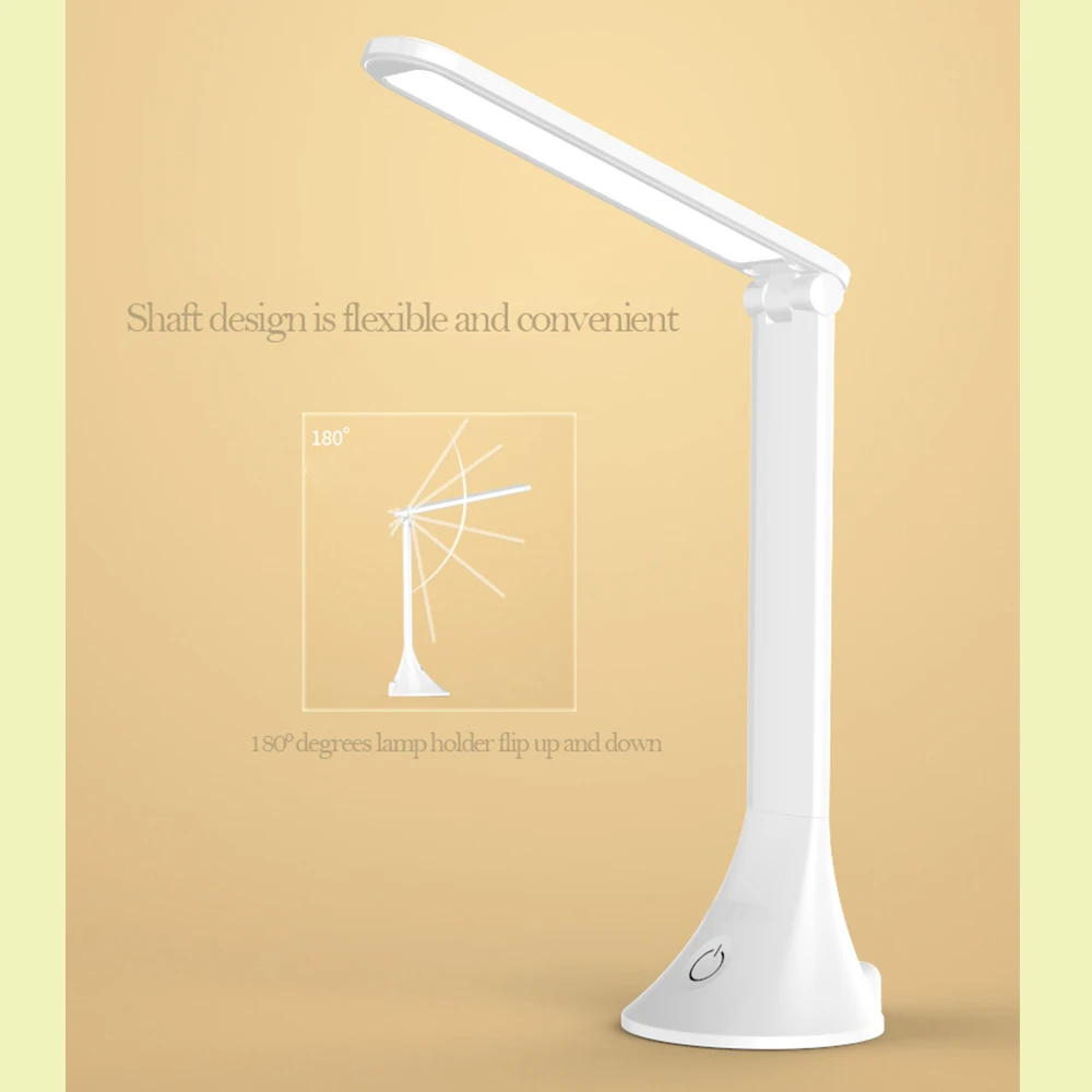 Manicure Night vision lamp Foldable Dimmable Rotatable Eye Care LED Touch-Sensitive Controller USB Charging Port nail tool | Красота и