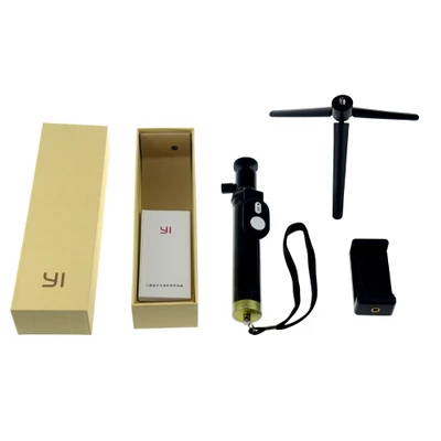 Белый цвет Для Xiaomi yi Bluetooth селфи монопод выдвижной пульт дистанционного управления селфи палка Штатив для Xiaoyi 4K II Спортивная Экшн-камера - Цвет: Белый цвет