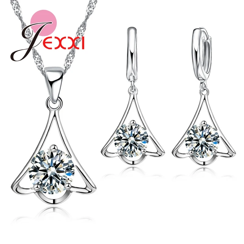 Брендовый роскошный ювелирный набор из стерлингового серебра 925 пробы для