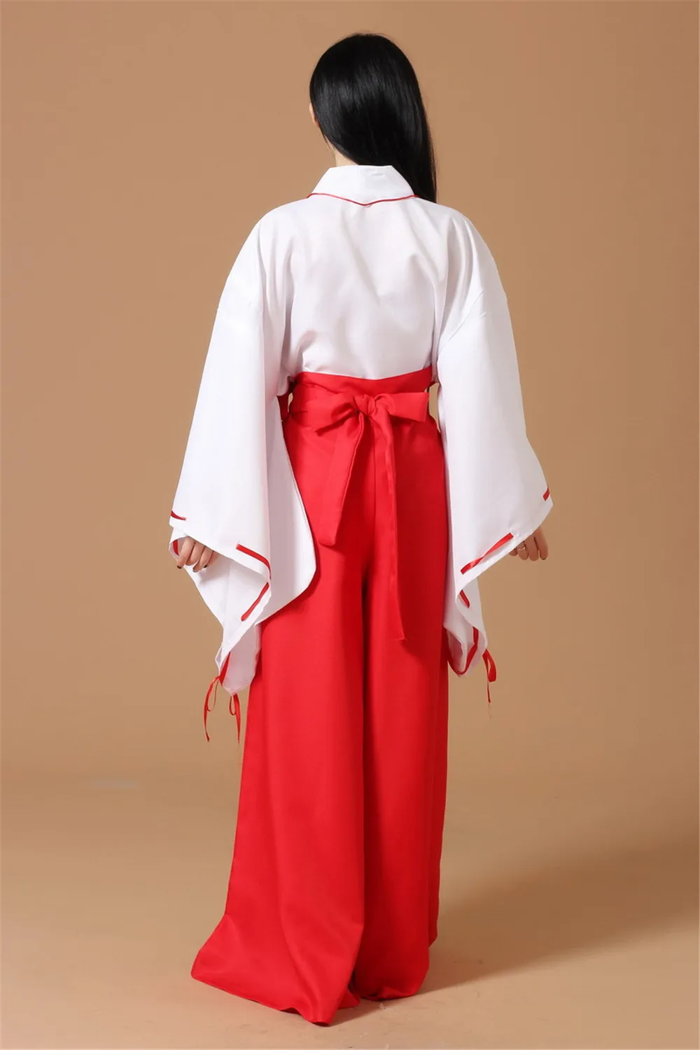 Inuyasha Kikyou костюм для костюмированной вечеринки Кикё парики женщин японский