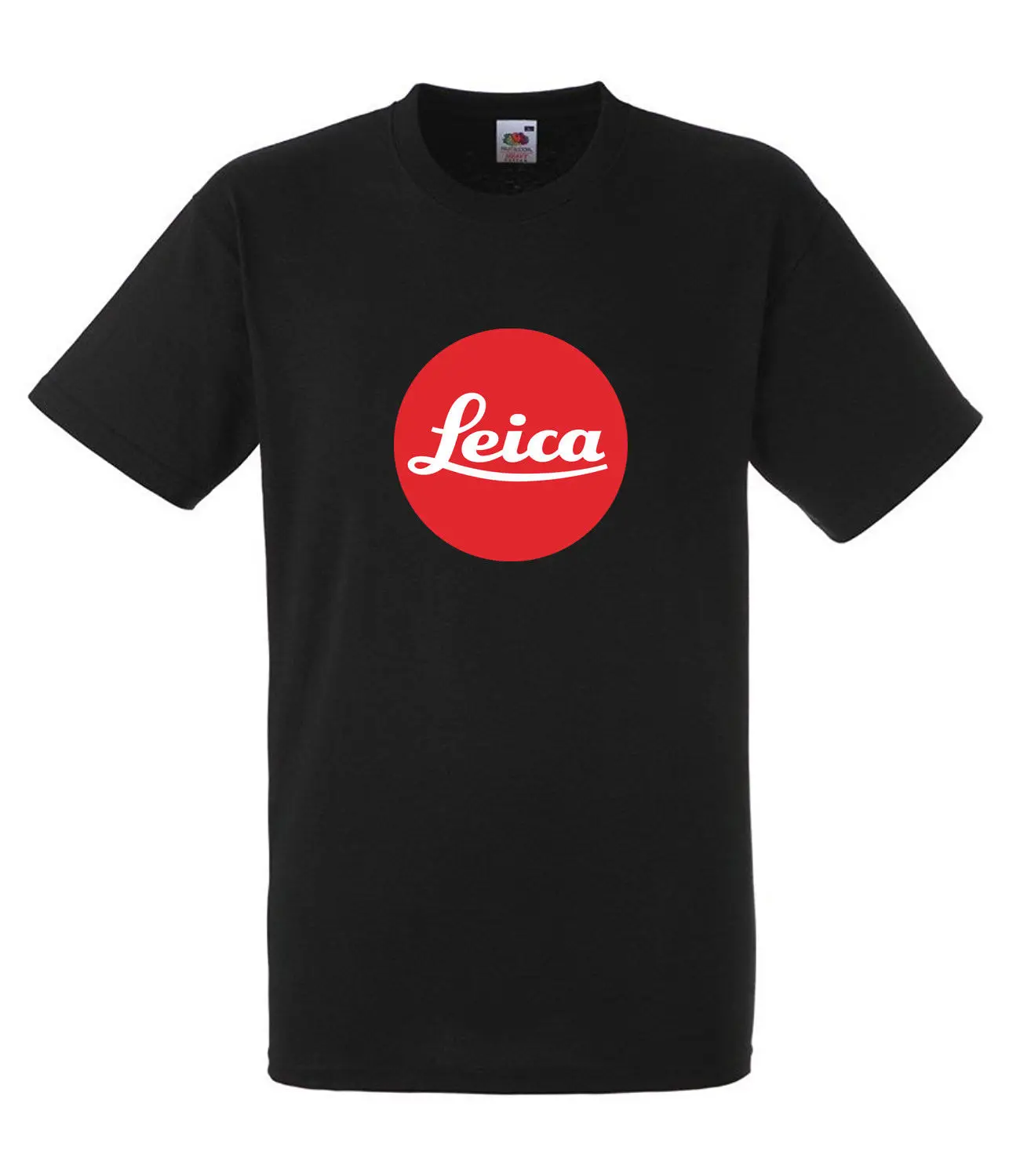 Leica Красная футболка с логотипом все размеры # черная принтом в подарок стиле