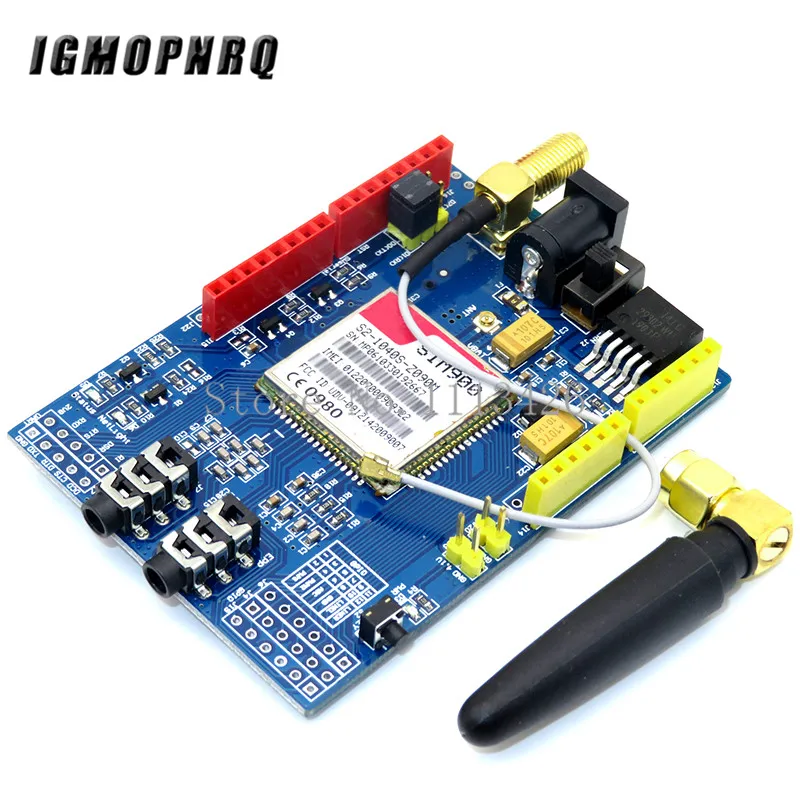 Макетная плата SIM900 850/900/1800/1900 МГц GPRS/GSM комплект модуля для Arduino|Интегральные