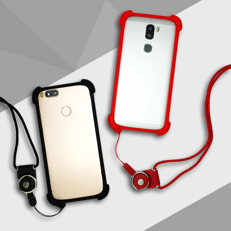 Универсальный силиконовый чехол SANTIN Candy U7 Pro для защиты от падений на Android.