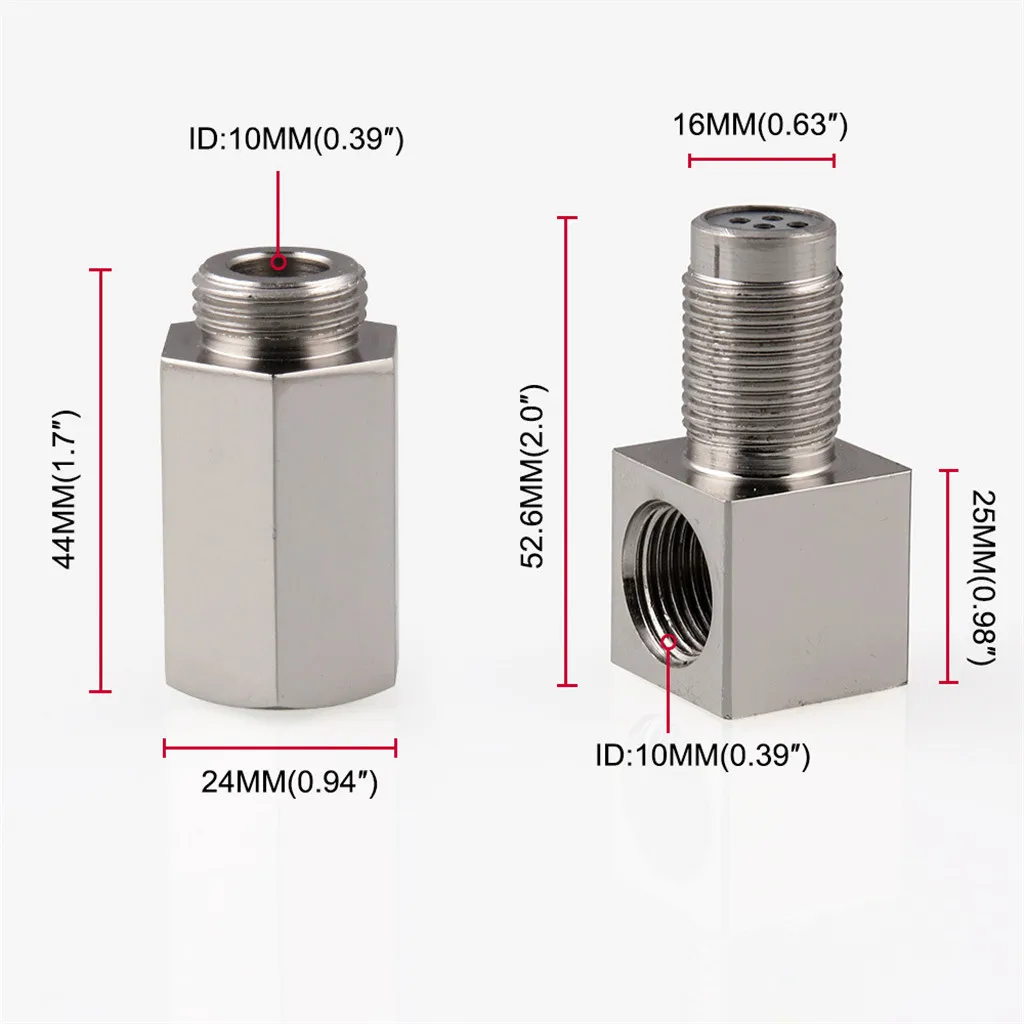 90 градусов O2 кислородный датчик распорный двигатель светильник CEL Check Bung мини