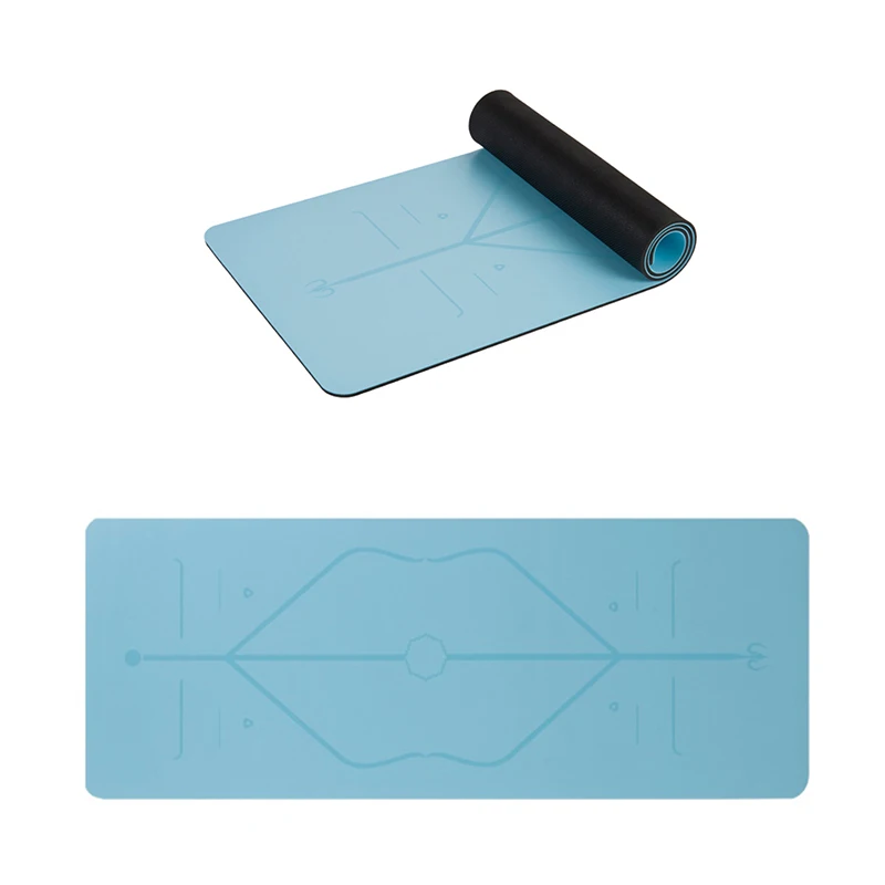 183 см * 68 натуральный резиновый коврик для йоги нескользящий PU танцевальный