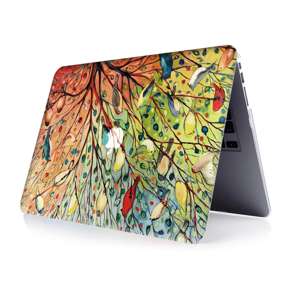 Защитный жесткий чехол для ноутбука смарт с клавиатурой Apple Macbook Air 11 13 Pro Retina Touch Bar