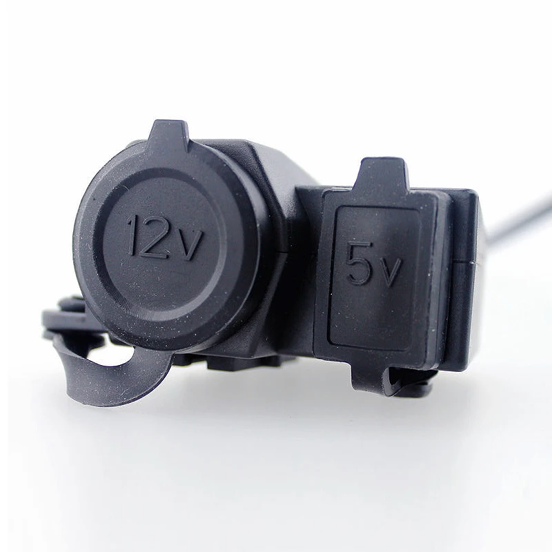 Водонепроницаемая розетка на руль мотоцикла 12 В 5 В|cigarette lighter socket usb|power motorcyclecigarette