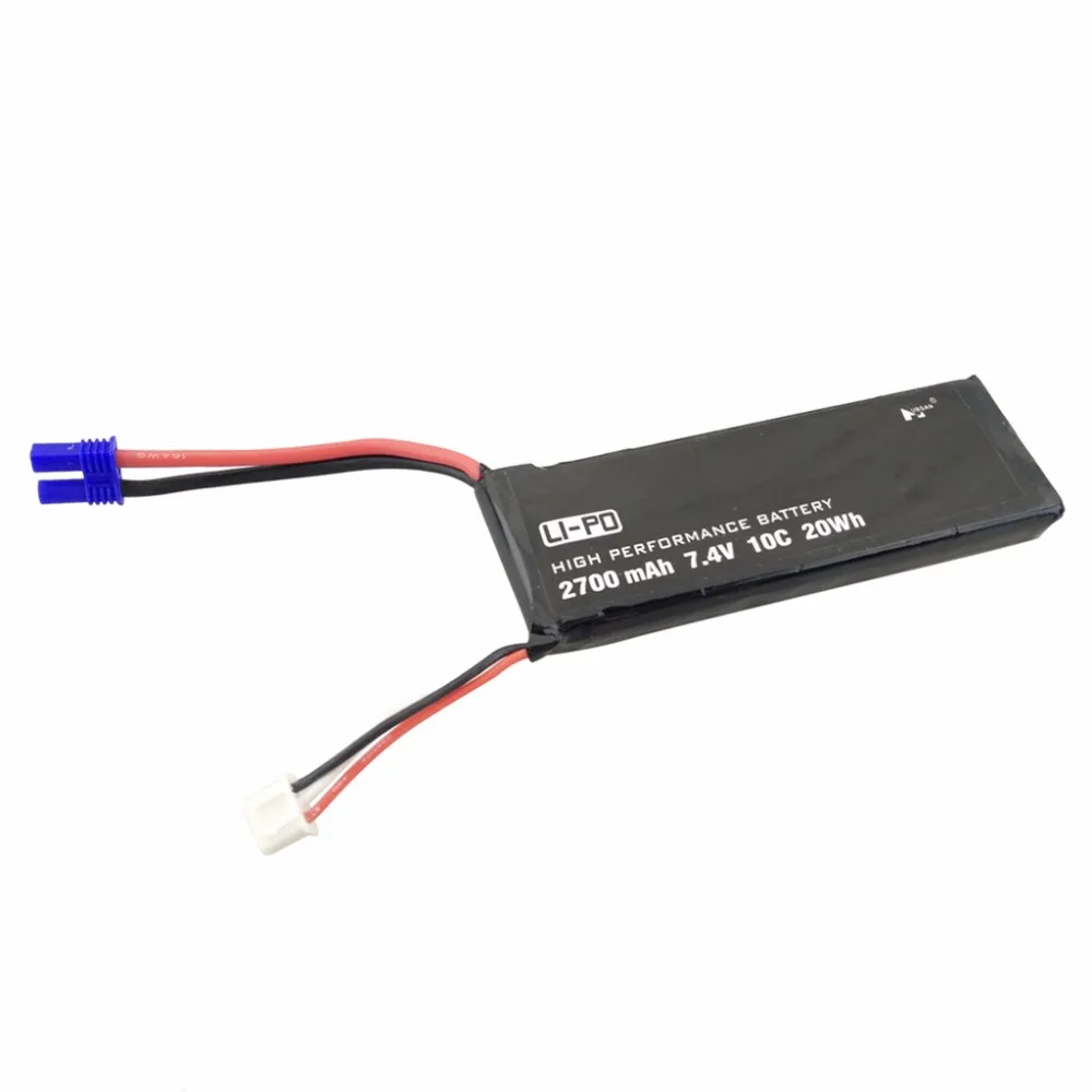 7,4 V 2700mah литиевая батарея для Hubsan H501S H501A H501M H501S pro бесщеточный четырехосевой части самолета БПЛА дистанционного управления батарея