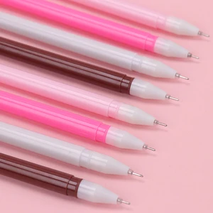 1 шт., корейские канцелярские ручки, милые и маленькие свежие гелевые чернила в виде кошки, школьные принадлежности, школьные материалы