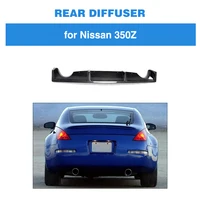 Carbon Fiber Car Rear Bumper Lip Diffuser Spoiler for Nissan 350Z Coupe And Convertible 2 Door 2003 2004 2005 2006