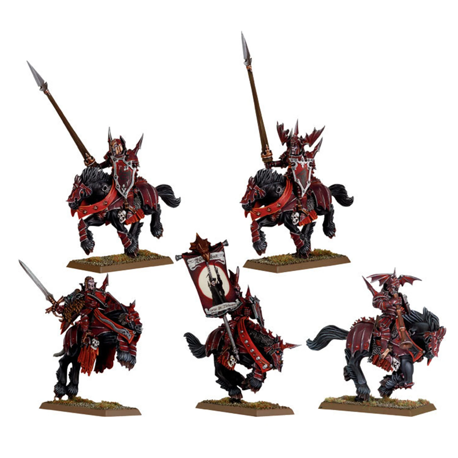 Vampire Counts Blood Knights(Metal 5 pcs) | Model Building Kits