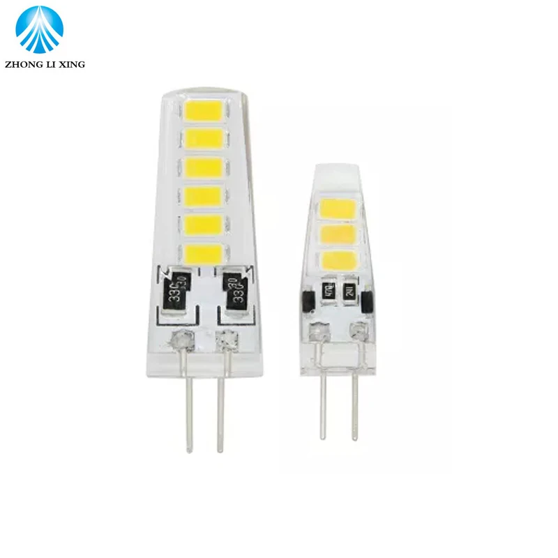 G4 светодиодный Диодная лампочка DC 12V без мерцания 5730 SMD 6/12 s люстра лампа высокой
