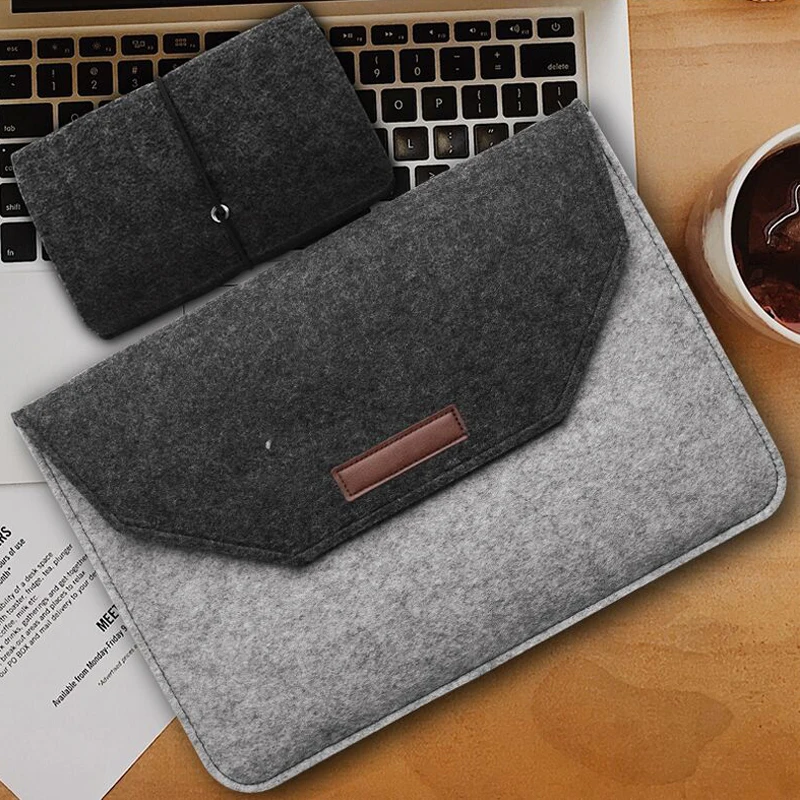2019 новая ультратонкая шерстяная фетровая сумка для ноутбука Macbook Pro 13 Air Retina 11 12 15