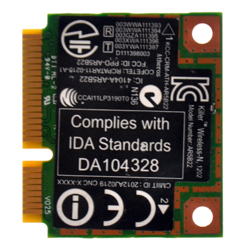 WTXUP для Atheros AR5B22 AR9462 двухдиапазонный 300 Мбит/с беспроводной мини PCI-e WiFi адаптер PCi Express WLAN карта+ Bluetooth 4,0