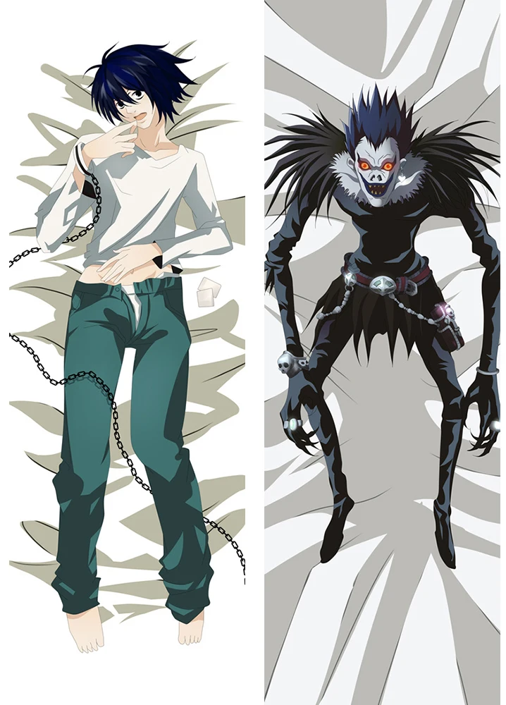 2018 July Anime Death Note Characters cool boy L.Lawliet Dakimakura Чехол для подушки тела чехол