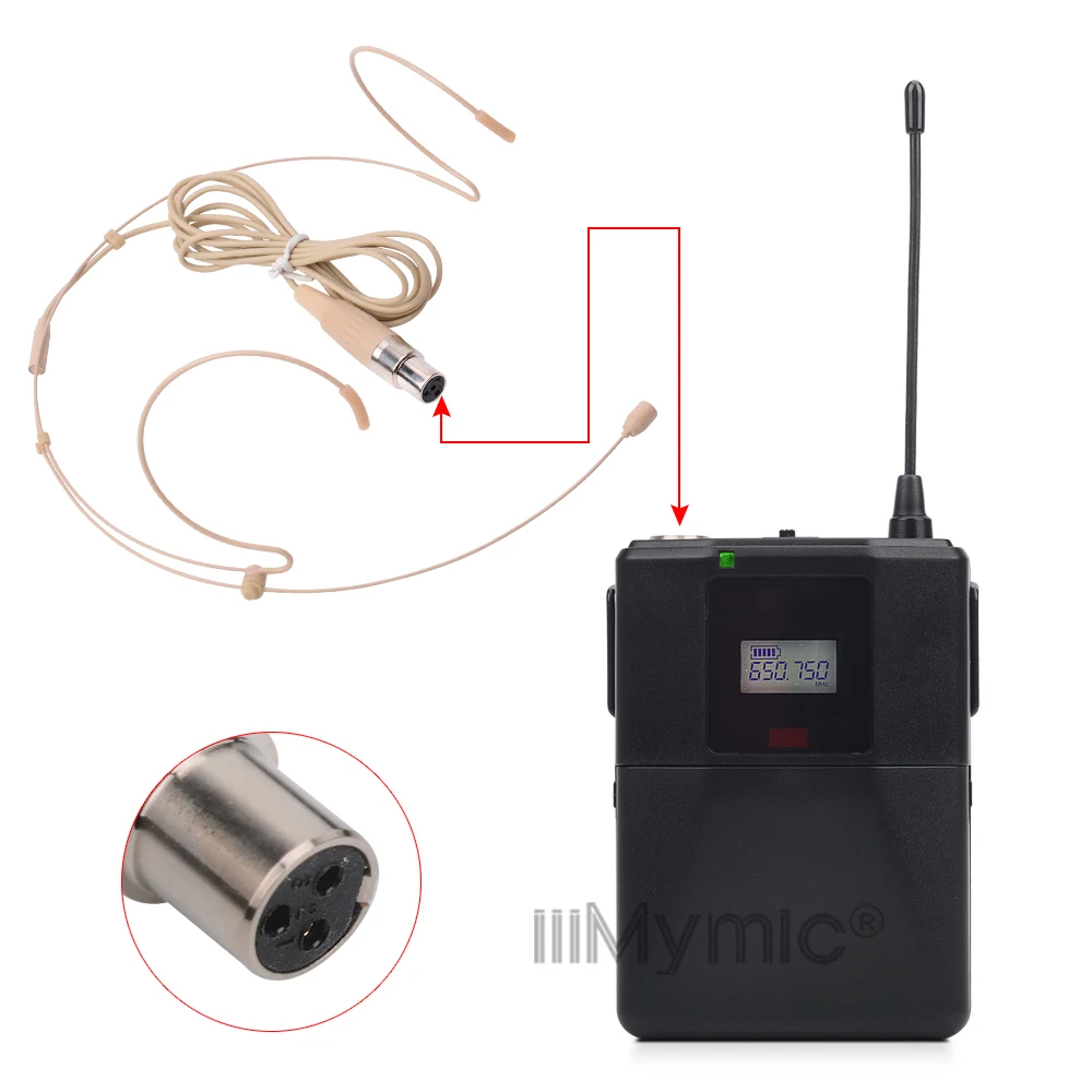 True Diversity UHF профессиональный QLXD4 беспроводной караоке микрофон система с 3 Pin