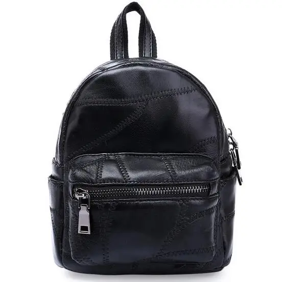 

Women's Backpacks Sheepskin Genuine Leather Female Backpack Women School Bag For Girls Large Capacity Shoulder Travel bags 691