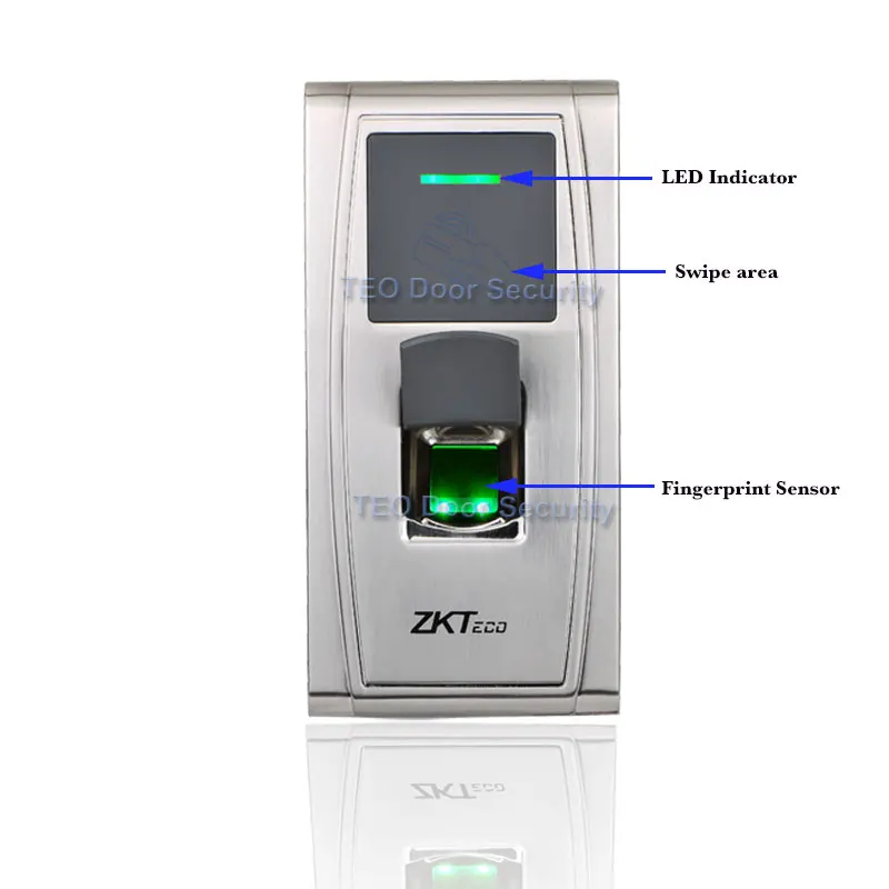Класс IP65 Открытый контроль доступа ZKTeco MA300 100000 транзакция емкость ZEM720 быстрый и точный алгоритм отпечатков пальцев