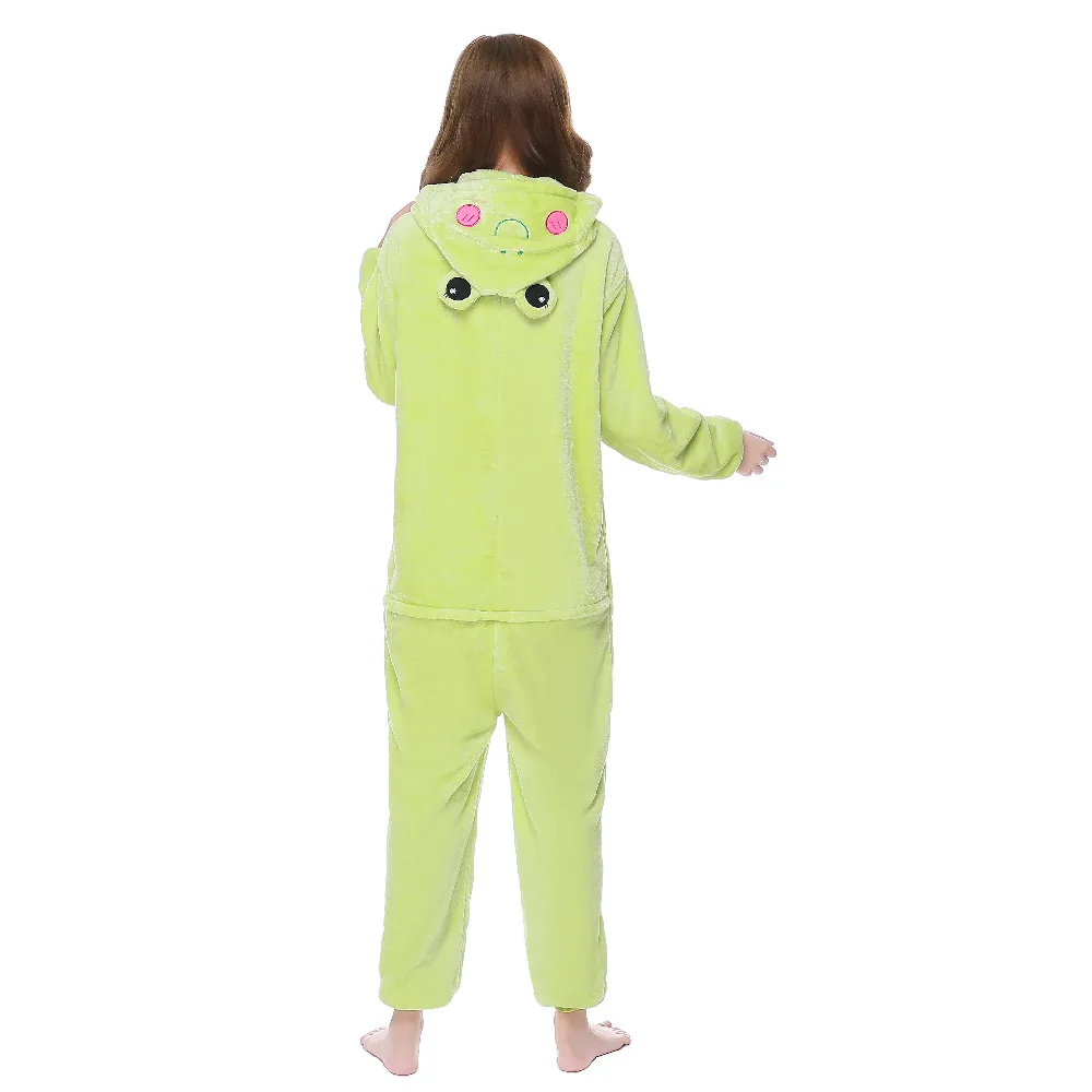 Оптовая продажа животных лягушка Onesie взрослых унисекс Косплэй костюм пижамы для