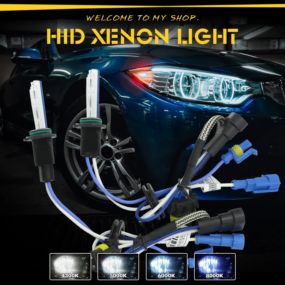 LOAUT 55 Вт HID Лампа быстрого запуска AC H1 H3 H7 H8 H9 H11 9005 HB3 9006 880 881 12 В Автомобильные фары