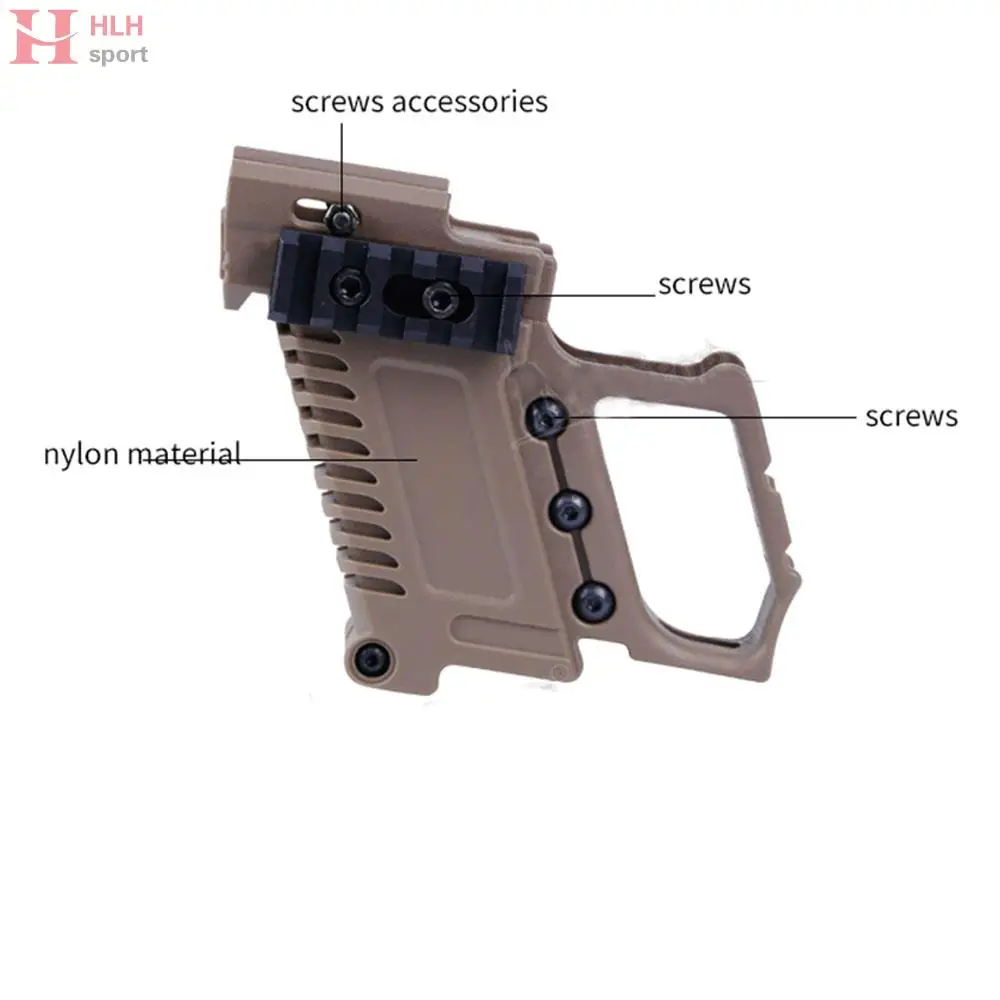 Тактическая часть Glock кобура для ружья аксессуары набор адаптеров пистолета 17 18 19