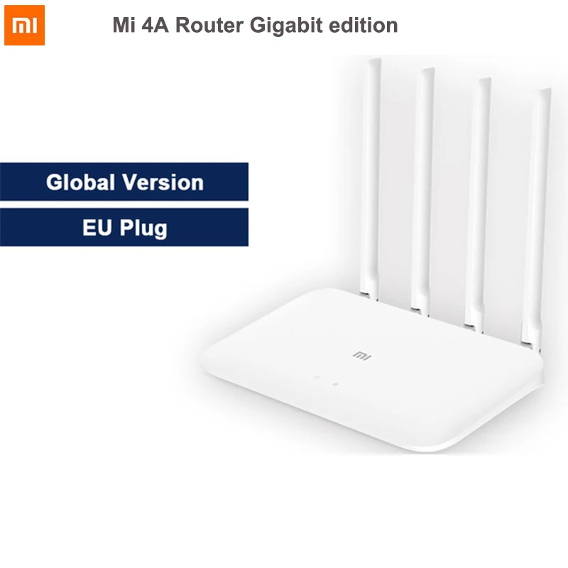 Глобальная версия Xiaomi Mi 4A роутер Gigabit Edition 2 4 ГГц + 5 WiFi 16 Мб ПЗУ 128 DDR3 антенны