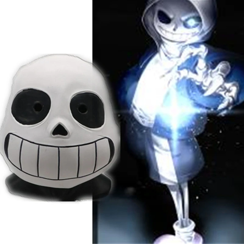 Игра Undertale Sans косплей реквизит аксессуары латексная маска для хеллоуина