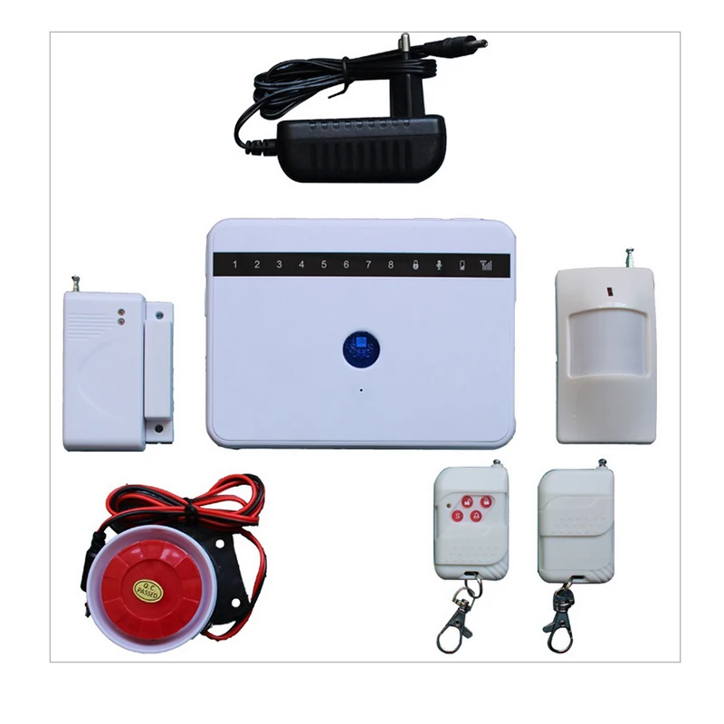 Новый Беспроводной/проводной ультра тонкий дизайн pad Smart gsm систем оповещения