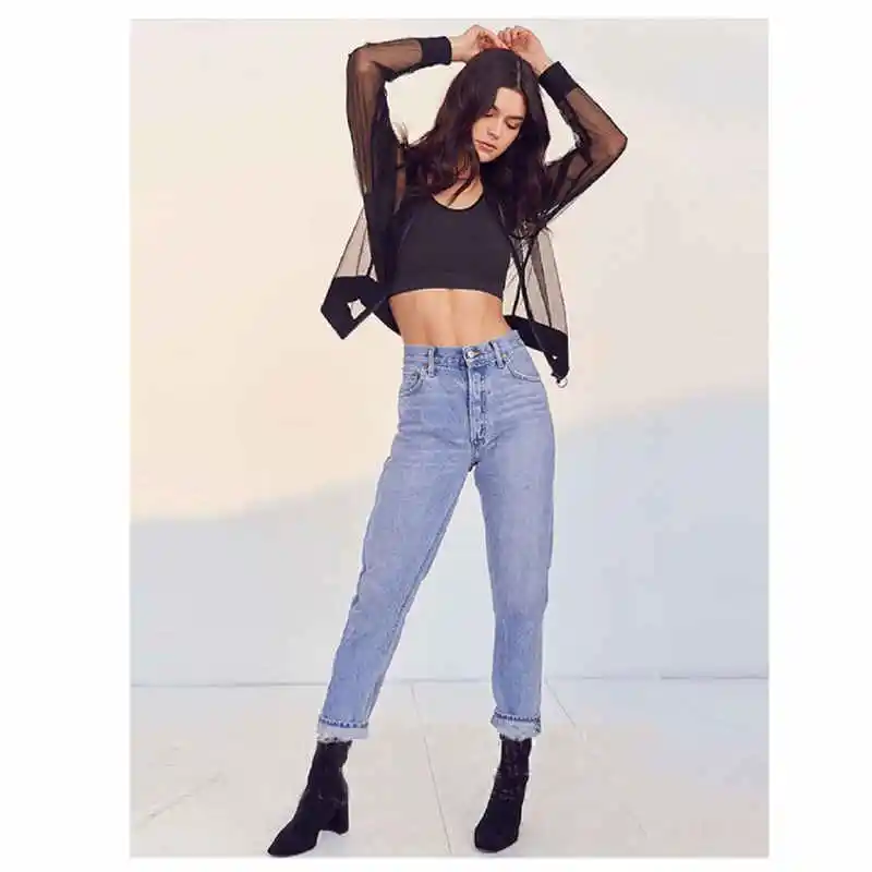 Женский кружевной сетчатый Прозрачный Топ США летняя популярная женская