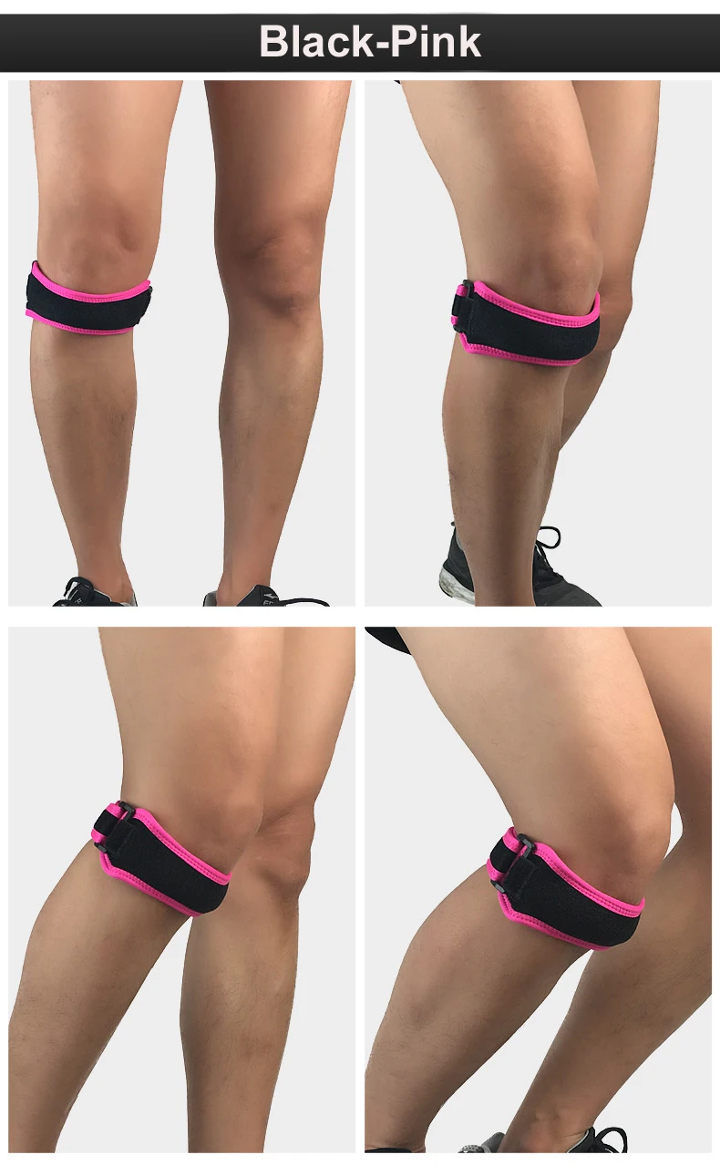 Rayseeda 1 шт. Регулируемый наколенник эластичный Наколенники Brace Patella защита для прыжков спортивные