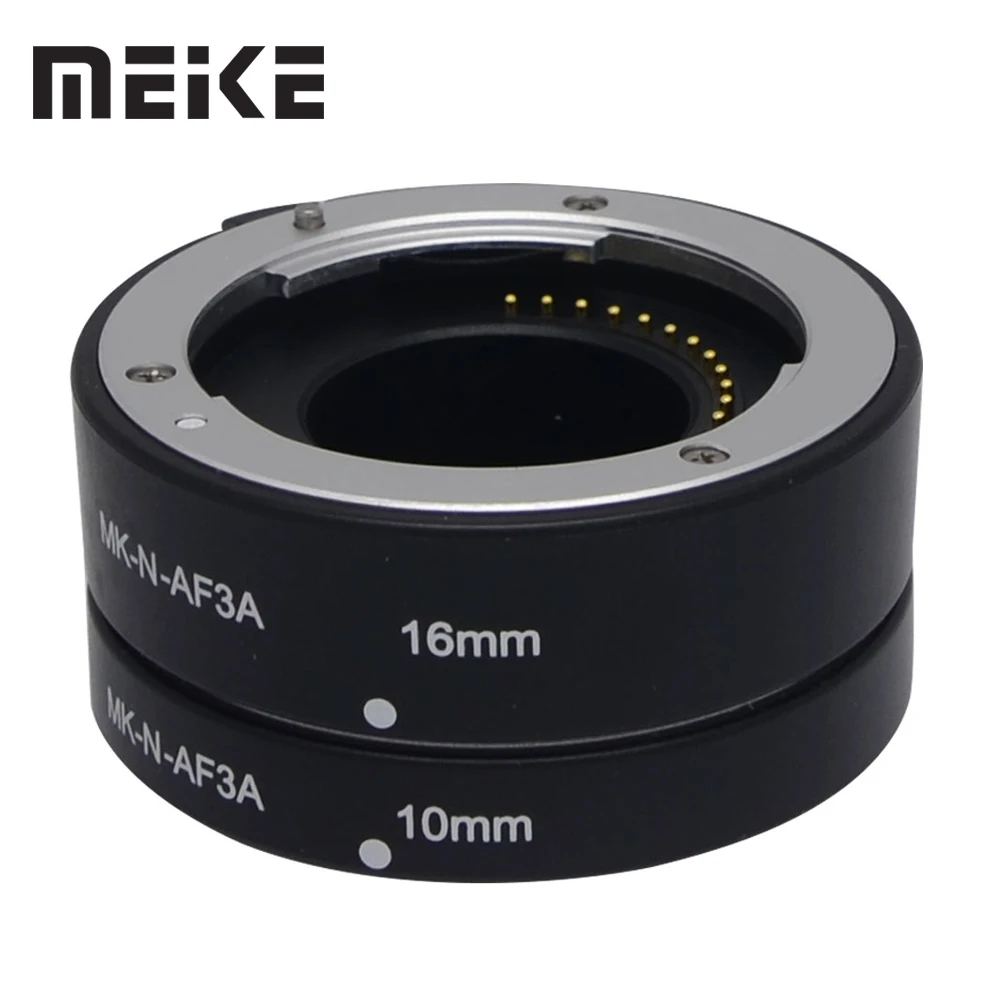 Металлический удлинитель Meike AF для Nikon 1 с автофокусом макро удлинительная трубка