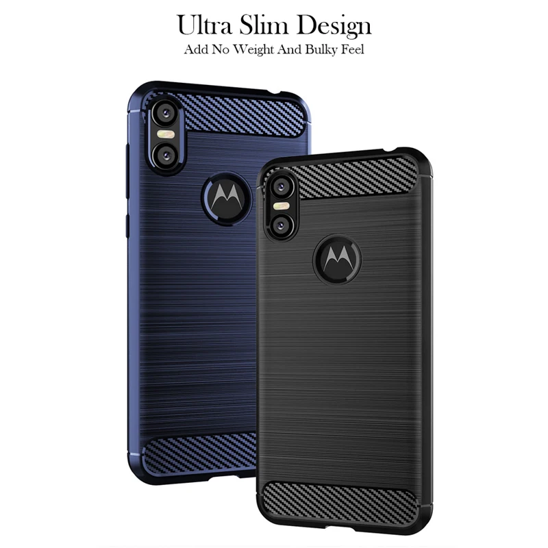 Углеродное волокно чехол для Moto один чехол для Moto One Vision P30 G7 Z3 Z2 G6 G5 G5S E5 E3 E4 C Plus Play Force P40 X4 E6 крышка