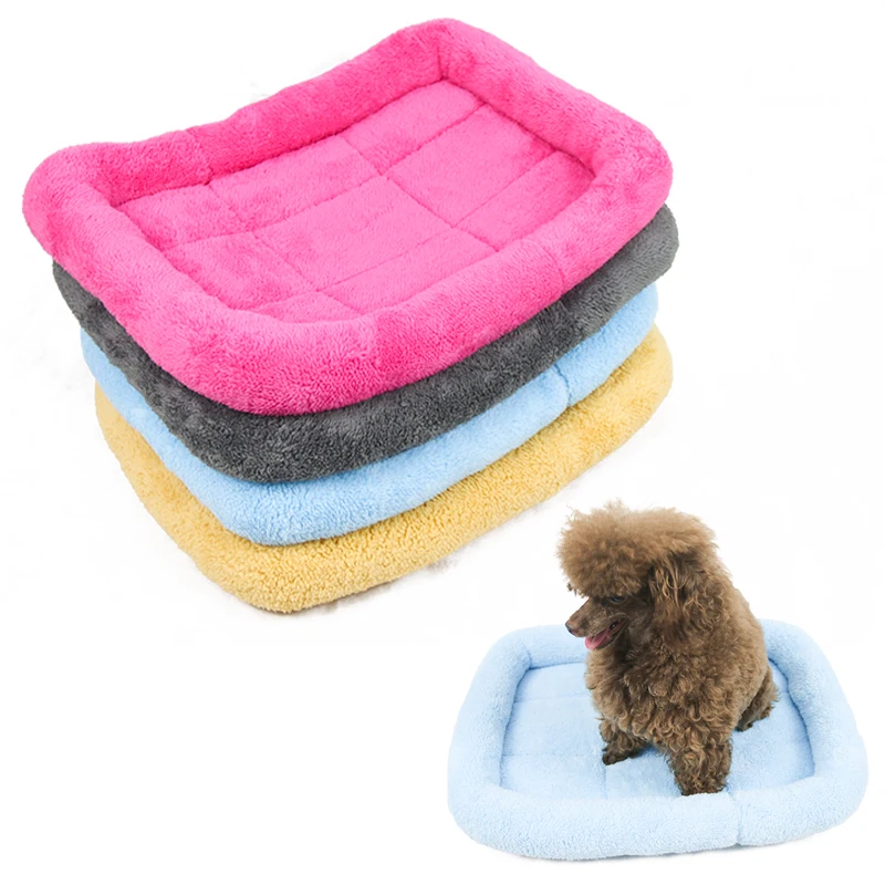 Мягкие теплые коврики для кошек собак кроватей щенков котят подушки