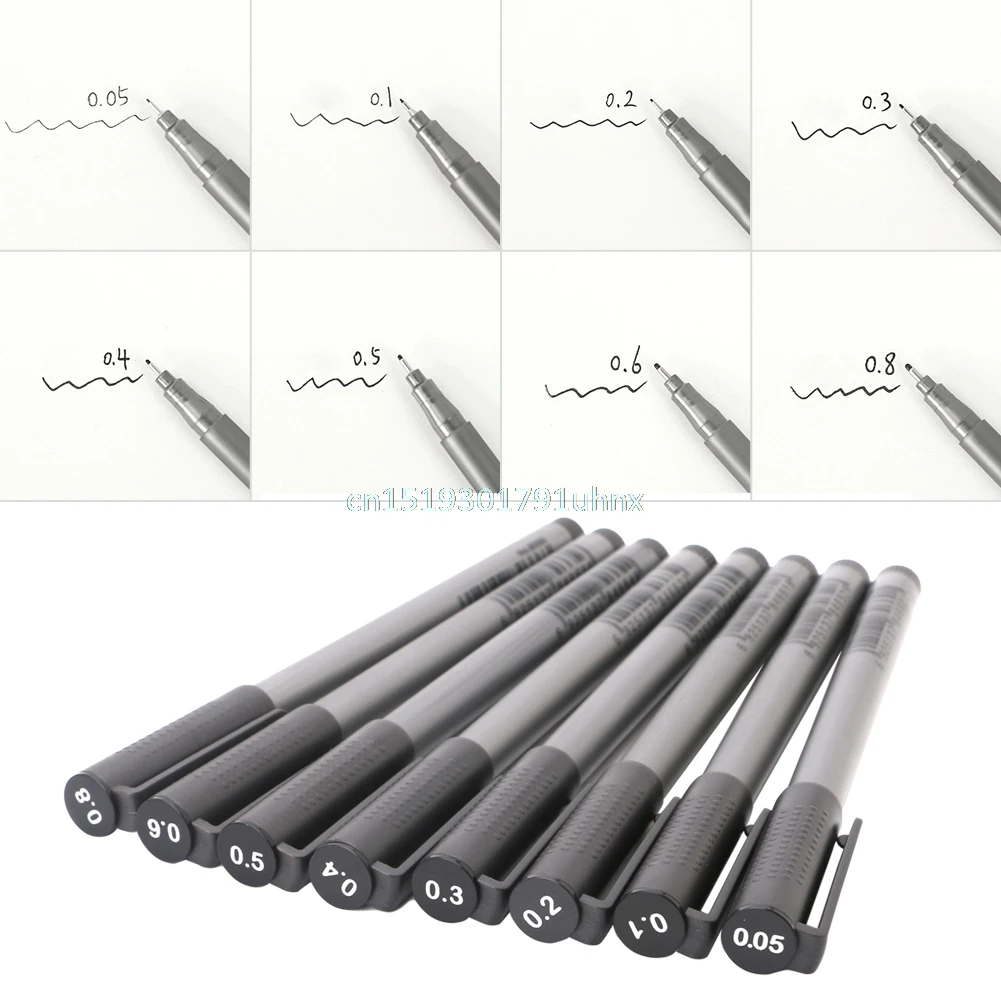 1 шт. художественный маркер ручка с разными наконечниками пигментный лайнер на
