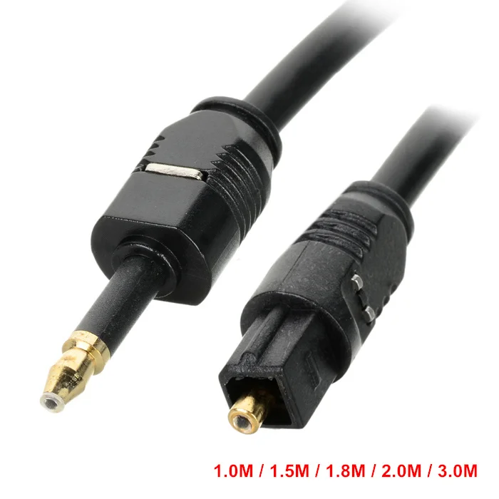Цифровой оптический кабель Toshiba Toslink для кабеля 3 5 мм 1 м 8 2 футов 6 7 10 адаптер с