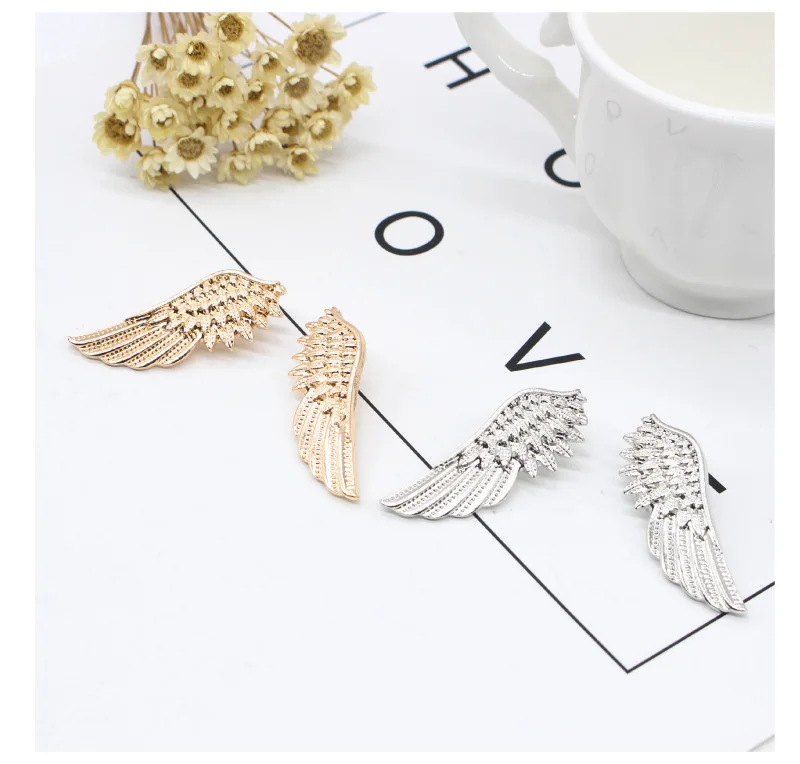 European and American wind punk fashion brooch angle wing metal party gift wedding | Украшения и аксессуары