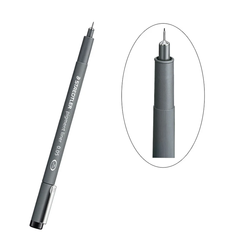 Staedtler 308 SB6P бонус эскизная ручка чертежная иглы пера гелевая 6 шт./компл. 0 05 1 2 3 5 8