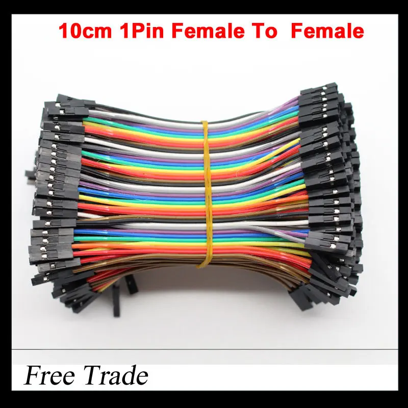 200 шт./лот 10 см 2 54 мм 1 разъем Мама мама перемычка Кабель Dupont|cable wire|wire cablelot lot |