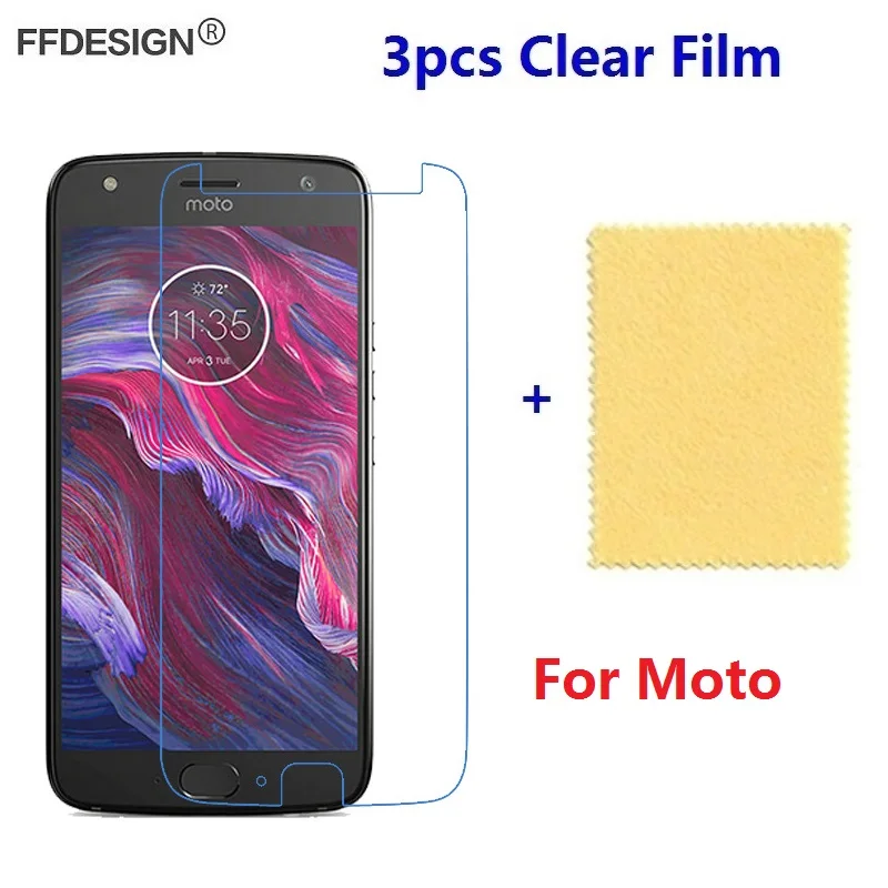 3 шт прозрачный ЖК экран протектор для Moto G6 G5s G5 G4 Plus G3 E5 E4 Защитная пленка защита