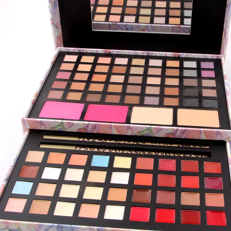 Miss Rose 45 Colors Matte Manual Make Up Kit Long Lasting Easy Wear With Eyeshadow Pen | Красота и здоровье